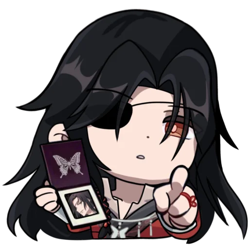 🦋 Стикер «Hua Cheng genshin chibi» для Telegram