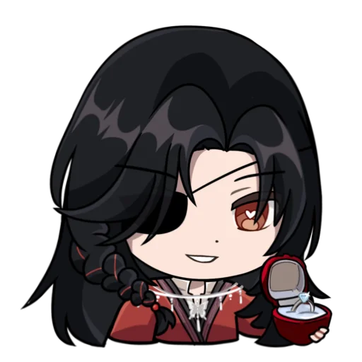 💍 Стикер «Hua Cheng genshin chibi» для Telegram