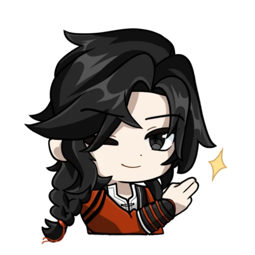 😉 Стикер «Hua Cheng genshin chibi» для Telegram