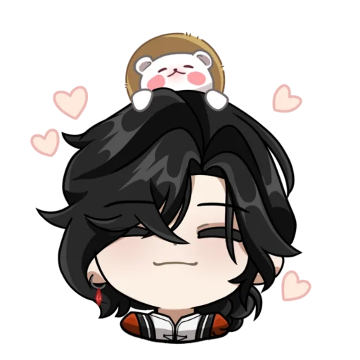 🥰 Стикер «Hua Cheng genshin chibi» для Telegram