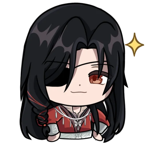😁 Стикер «Hua Cheng genshin chibi» для Telegram