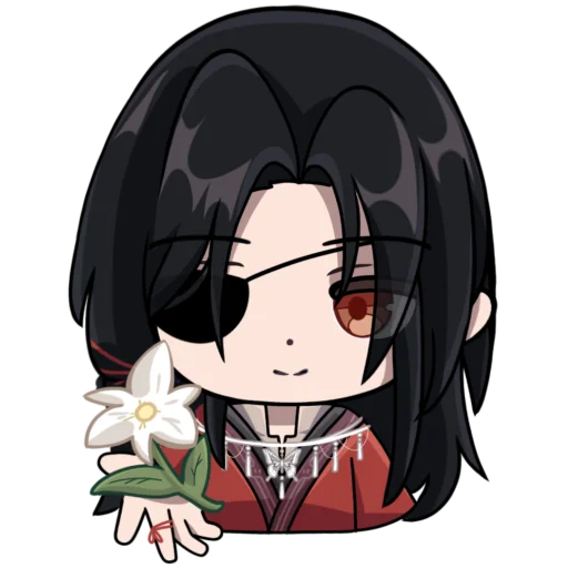 🌸 Стикер «Hua Cheng genshin chibi» для Telegram