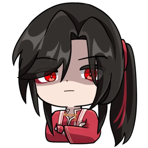 😠 Стикер «Hua Cheng genshin chibi» для Telegram