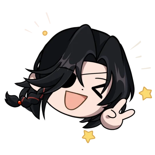 🤩 Стикер «Hua Cheng genshin chibi» для Telegram
