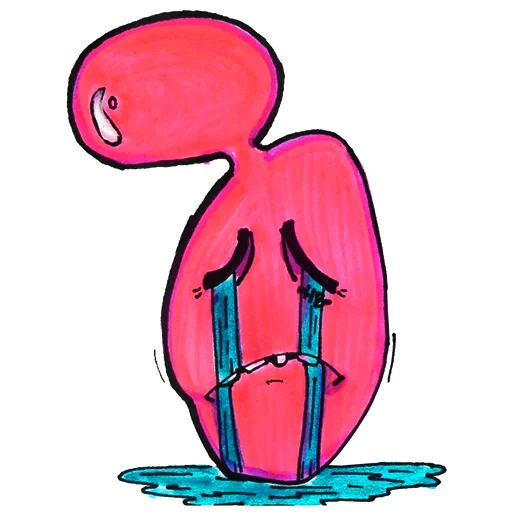 😢 Стикер «HUBABUBA» для Telegram