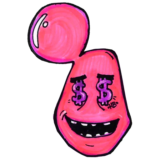 💰 Стикер «HUBABUBA» для Telegram