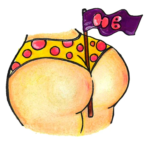 🤟 Стикер «HUBABUBA_oops» для Telegram