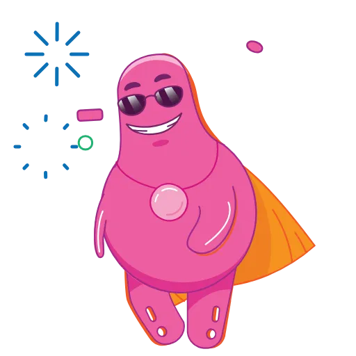 🥳 Стикер «HUBABUBA» для Telegram