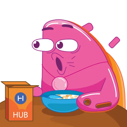 😱 Стикер «HUBABUBA» для Telegram