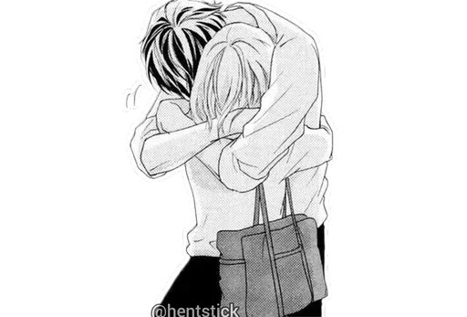 ☺️ Стикер «милые аниме пары» для Telegram