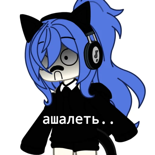 😱 Стикер «/ᐠ｡ꞈ｡ᐟ» для Telegram