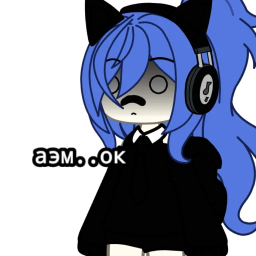 🗿 Стикер «/ᐠ｡ꞈ｡ᐟ» для Telegram