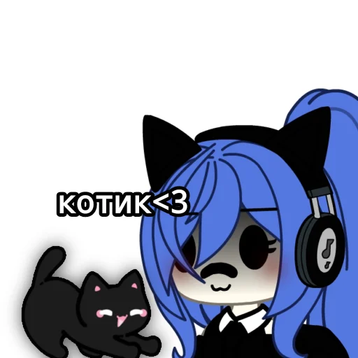 🐈‍⬛️ Стикер «/ᐠ｡ꞈ｡ᐟ» для Telegram