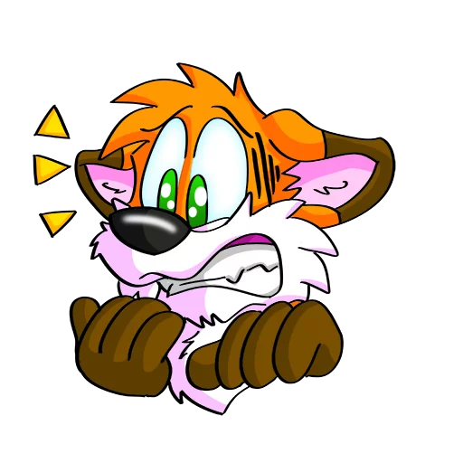 😨 Стикер «Hukfox» для Telegram