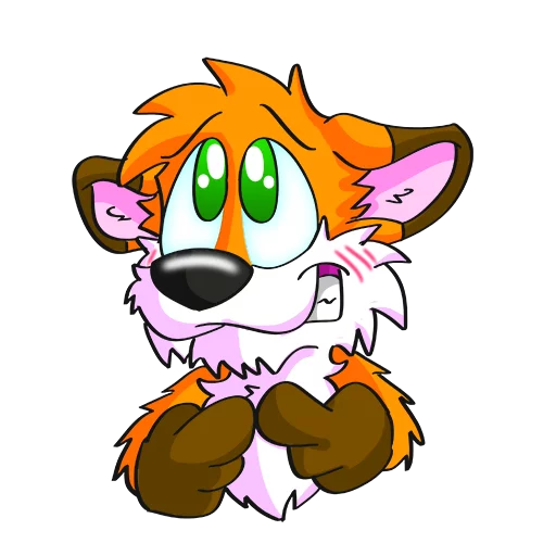 😳 Стикер «Hukfox» для Telegram