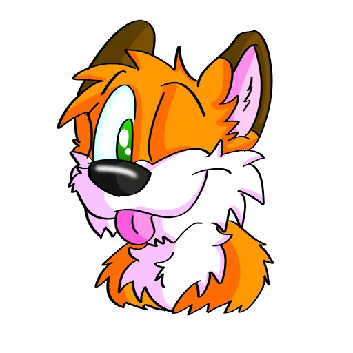 😉 Стикер «Hukfox» для Telegram