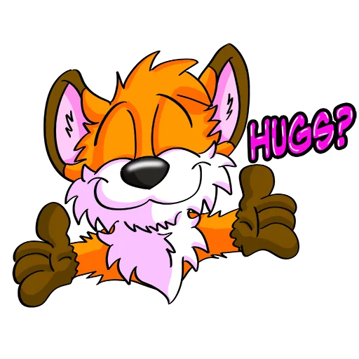 💞 Стикер «Hukfox» для Telegram