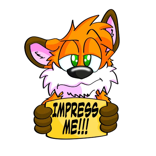 😕 Стикер «Hukfox» для Telegram