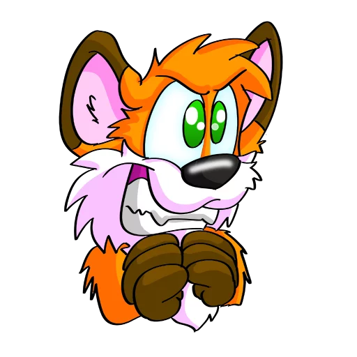 😈 Стикер «Hukfox» для Telegram