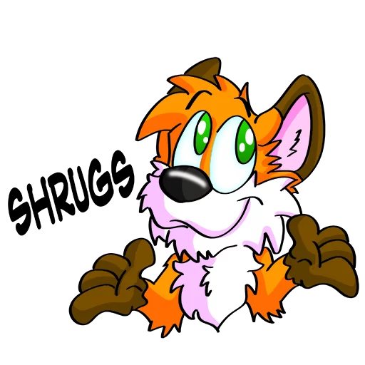🙃 Стикер «Hukfox» для Telegram