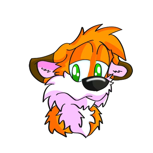 😟 Стикер «Hukfox» для Telegram