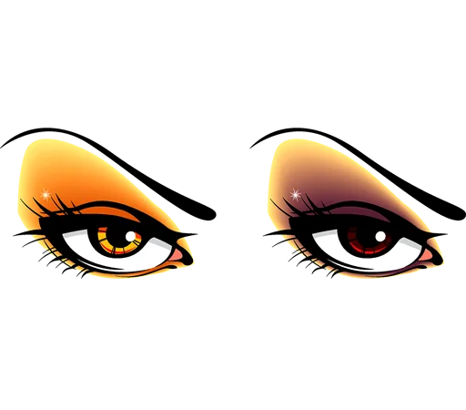 Стикерпак Eyes для Telegram