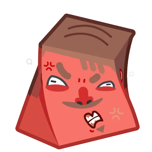 😡 Стикер «Human Box» для Telegram