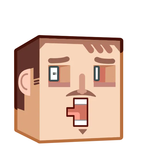 😱 Стикер «Human Box» для Telegram