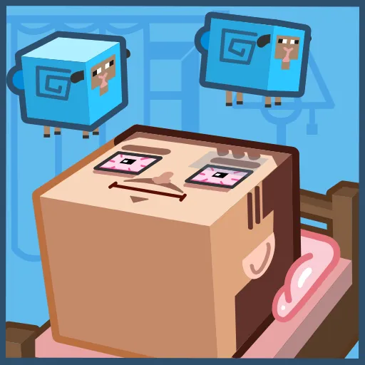😪 Стикер «Human Box» для Telegram