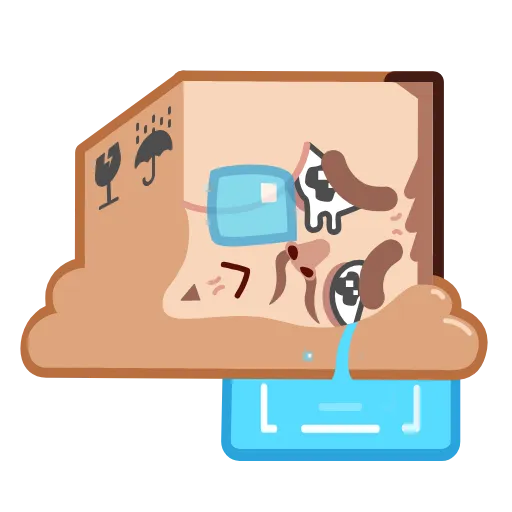 😭 Стикер «Human Box» для Telegram