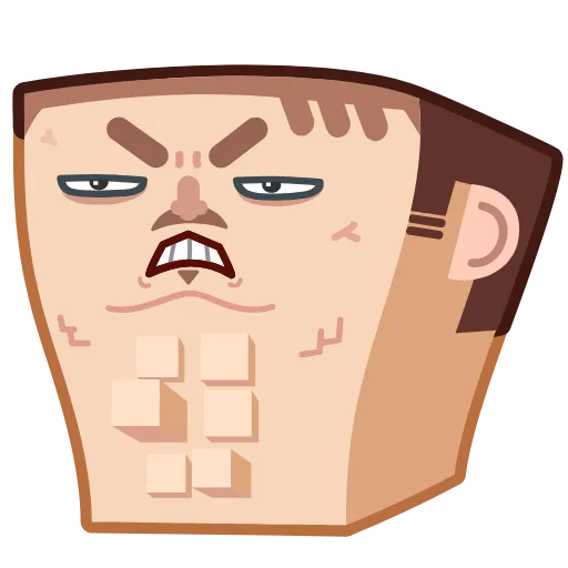 💪 Стикер «Human Box» для Telegram