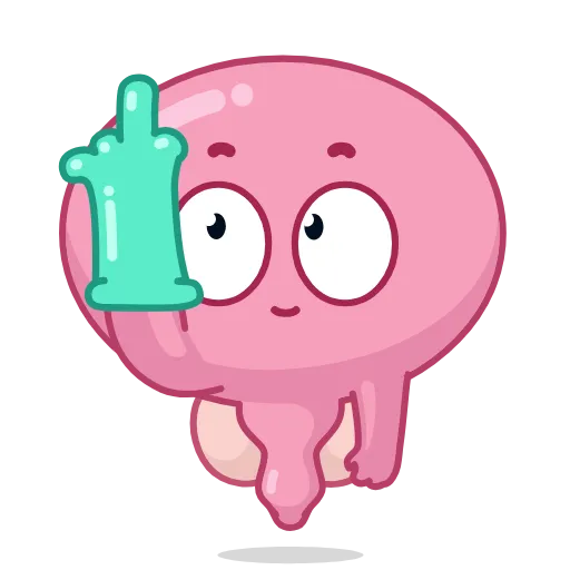 🖕 Стикер «Human Organs» для Telegram