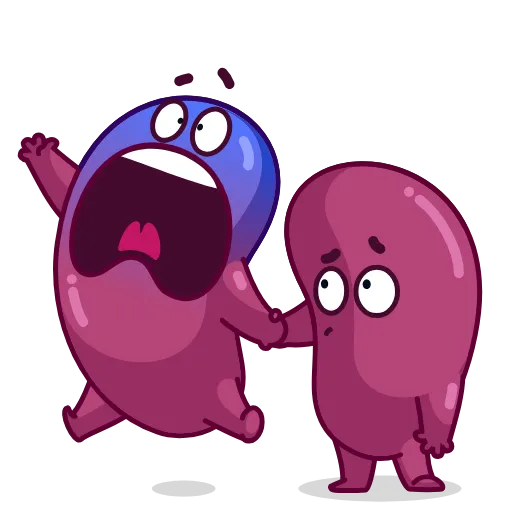 😨 Стикер «Human Organs» для Telegram