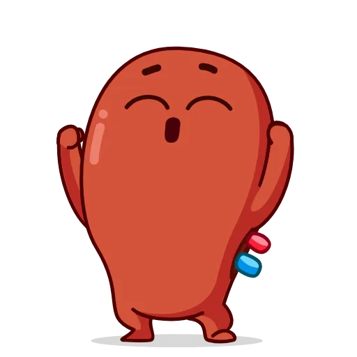 😃 Стикер «Human Organs» для Telegram