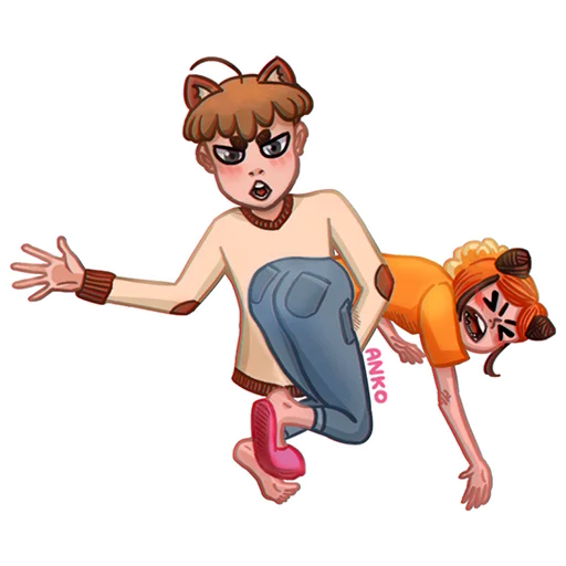 😈 Стикер «Хуманизация стикеров VK» для Telegram