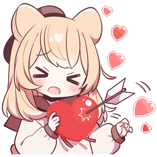 💘 Стикер «Хомячка 2» для Telegram
