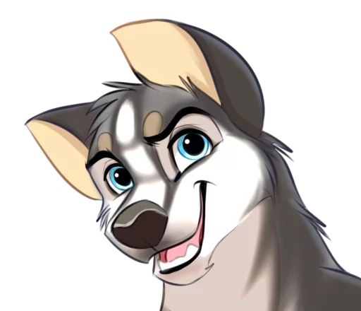 🙂 Стикер «Huscai the Husky» для Telegram