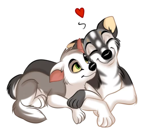 🙂 Стикер «Huscai the Husky» для Telegram