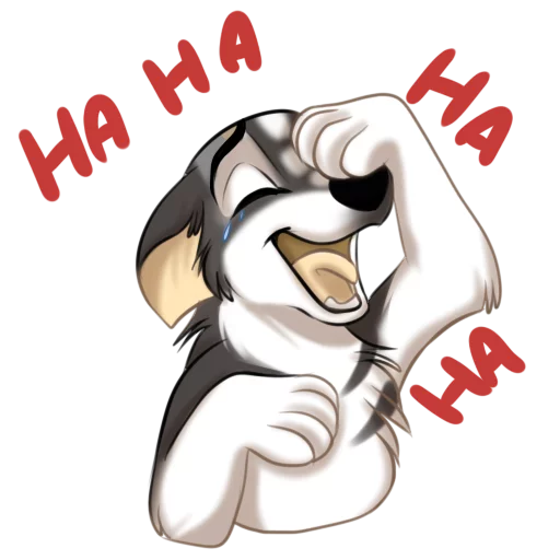 😄 Стикер «Huscai the Husky» для Telegram