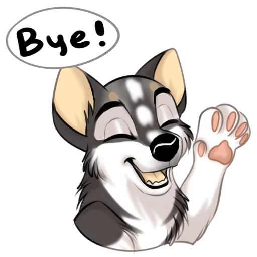 😏 Стикер «Huscai the Husky» для Telegram