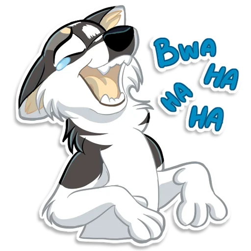 😃 Стикер «Huscai the Husky» для Telegram
