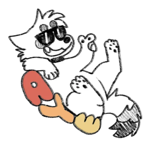 😎 Стикер «Hush puppy’s pack» для Telegram