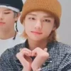 ❤️ Эмодзи «꒰? hyunjin» для Telegram