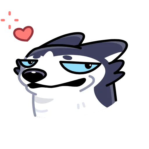 😘 Стикер «Siberian Husky» для Telegram