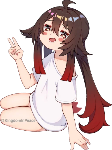 ✌ Стикер «Hu Tao 胡桃» для Telegram
