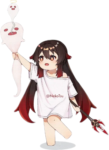 👻 Стикер «Hu Tao 胡桃» для Telegram