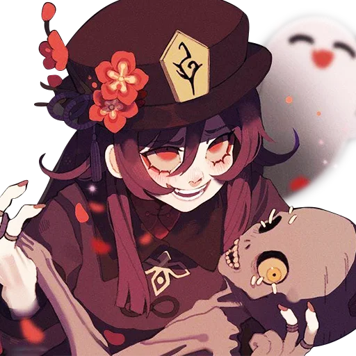 😁 Стикер «hu tao waifu» для Telegram