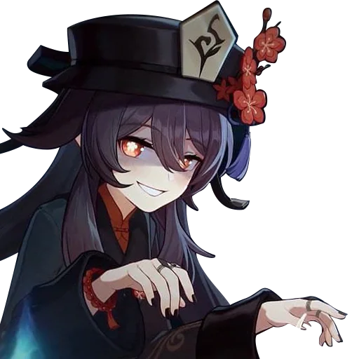 😏 Стикер «hu tao waifu» для Telegram