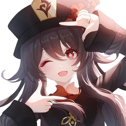 😉 Стикер «hu tao waifu» для Telegram