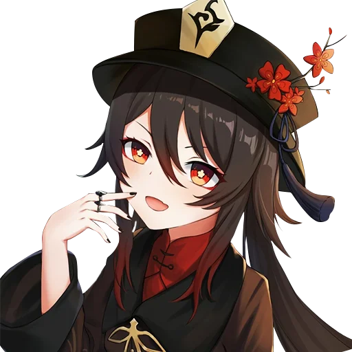 🤨 Стикер «hu tao waifu» для Telegram